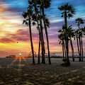 The Pier At Sunset - Square